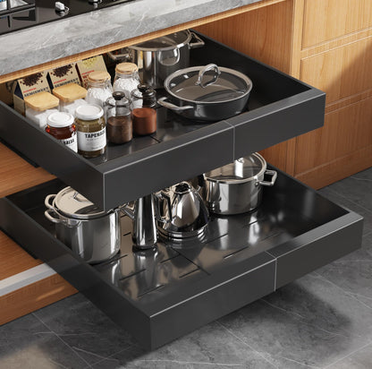 Expandable Pull Out Cabinet Organizer Slide Out Drawer Kitchen Cabinet Storage Rack