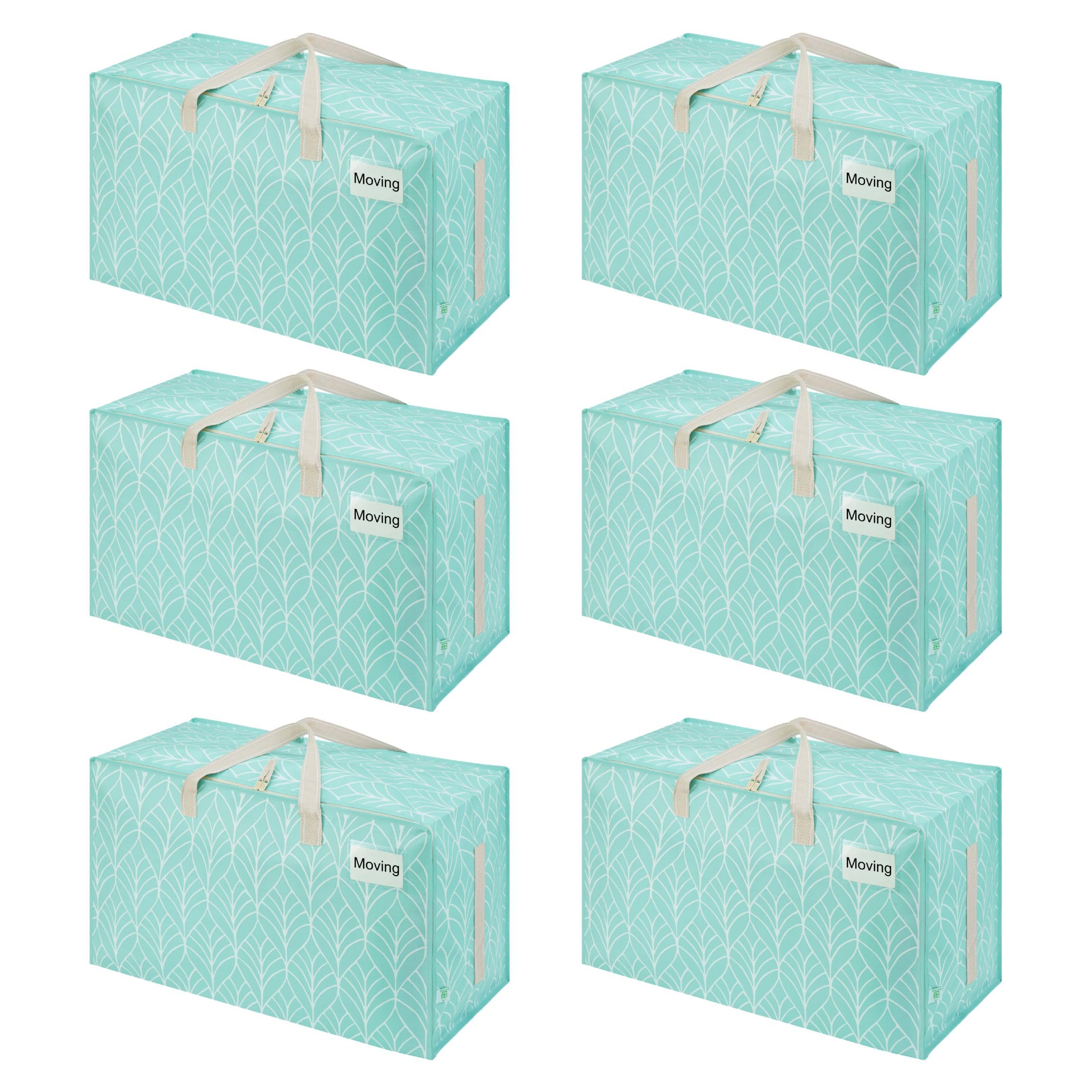 Heavy Duty Oversized Storage Bag Moving Travel Camping Dorm Storage Tote Organizer Reusable Packing Bag