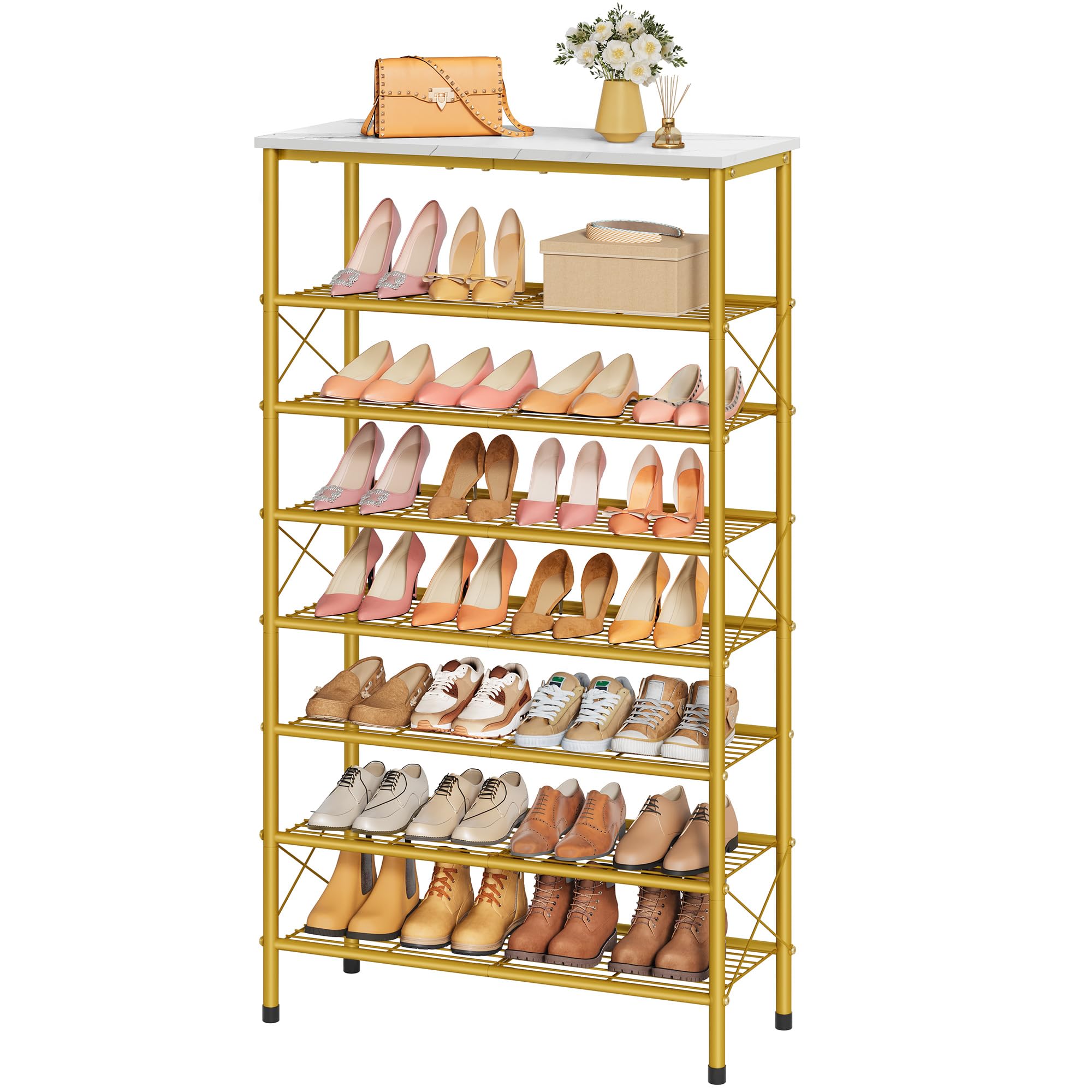 Tajsoon 6-Tier Shoe Rack Organizer
