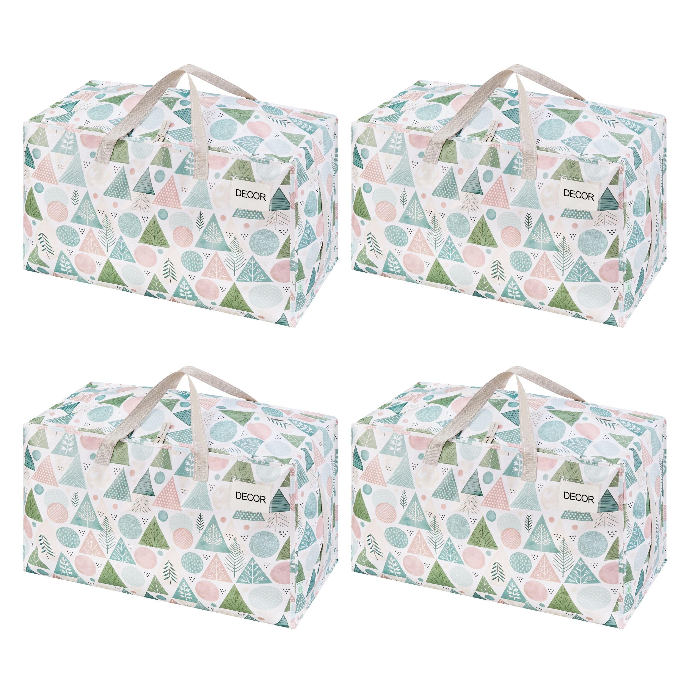 Heavy Duty Oversized Storage Bag Moving Travel Camping Dorm Storage Tote Organizer Reusable Packing Bag