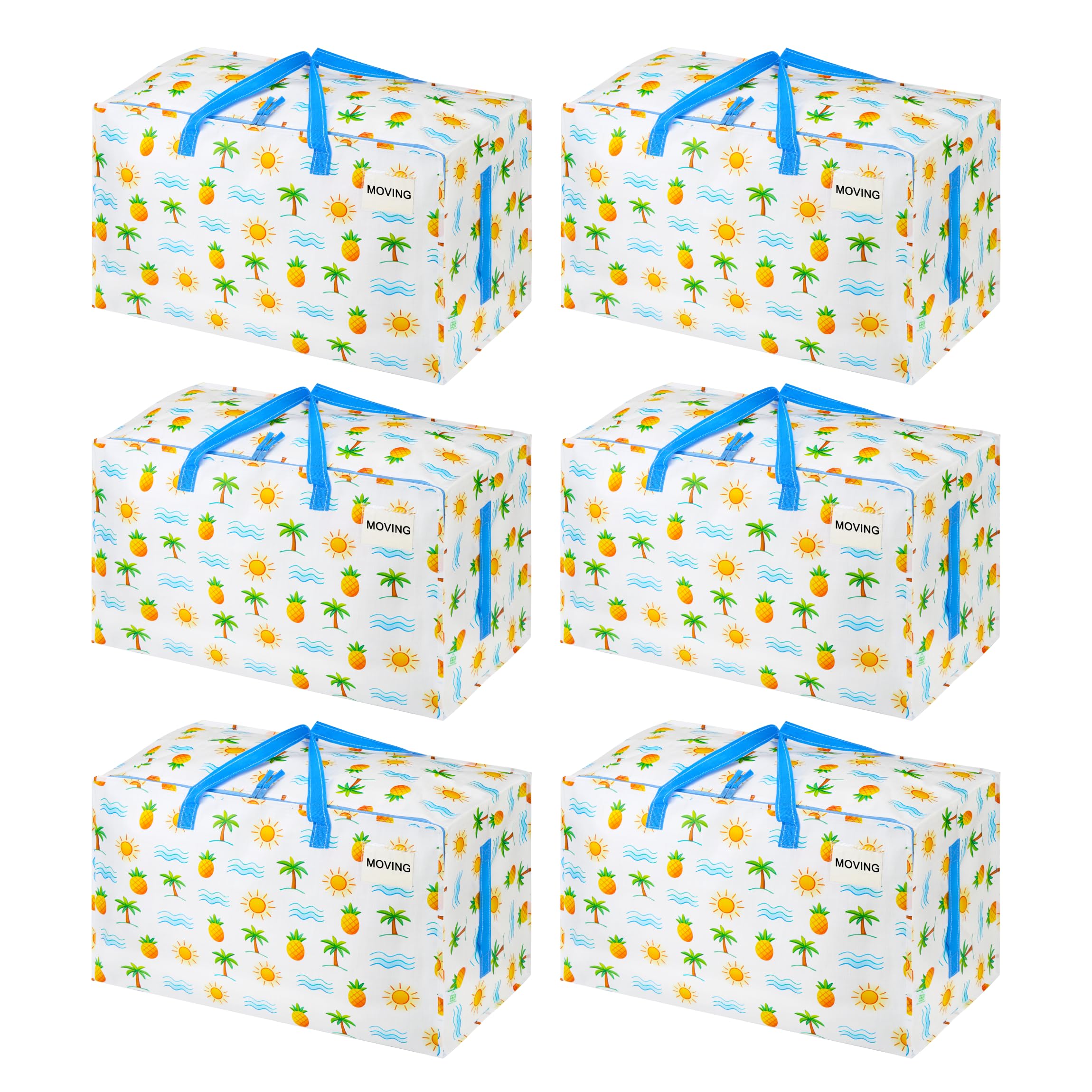 Heavy Duty Oversized Storage Bag Moving Travel Camping Dorm Storage Tote Organizer Reusable Packing Bag